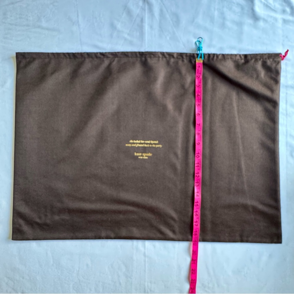 Kate Spade Brown Storybook Dust Bag - Large - 27.5" x 19" - Picture 5 of 5